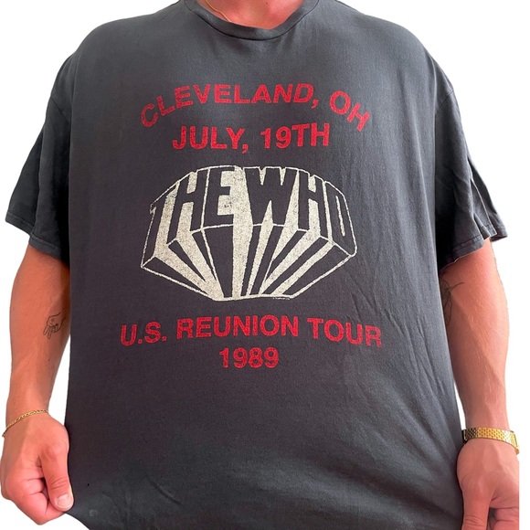 The Who Vintage Shirt Reunion Tour 1989 - Picture 4 of 5